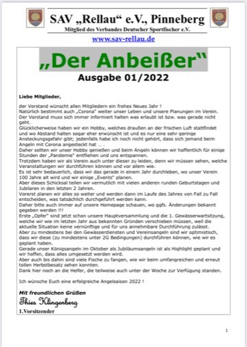 "Der Anbeier" 01/2022